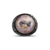 4.80 Carat Natural Diamond and Amethyst Ring – Fine Jewelry Design - Gold Stone Diamond