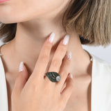 5.20 Carat Natural Diamond and Emerald Ring – Fine Jewelry Design - Gold Stone Diamond