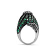 5.20 Carat Natural Diamond and Emerald Ring – Fine Jewelry Design - Gold Stone Diamond