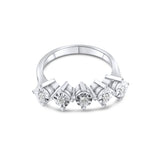 0.15 Carat Natural Five Diamond Ring – Fine Jewelry Design - Gold Stone Diamond