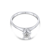 0.40 Carat Natural Diamond Solitaire Ring – Fine Jewelry Design - Gold Stone Diamond