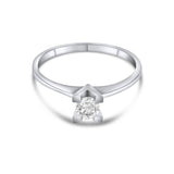 0.30 Carat Natural Diamond Solitaire Ring – Fine Jewelry Design - Gold Stone Diamond