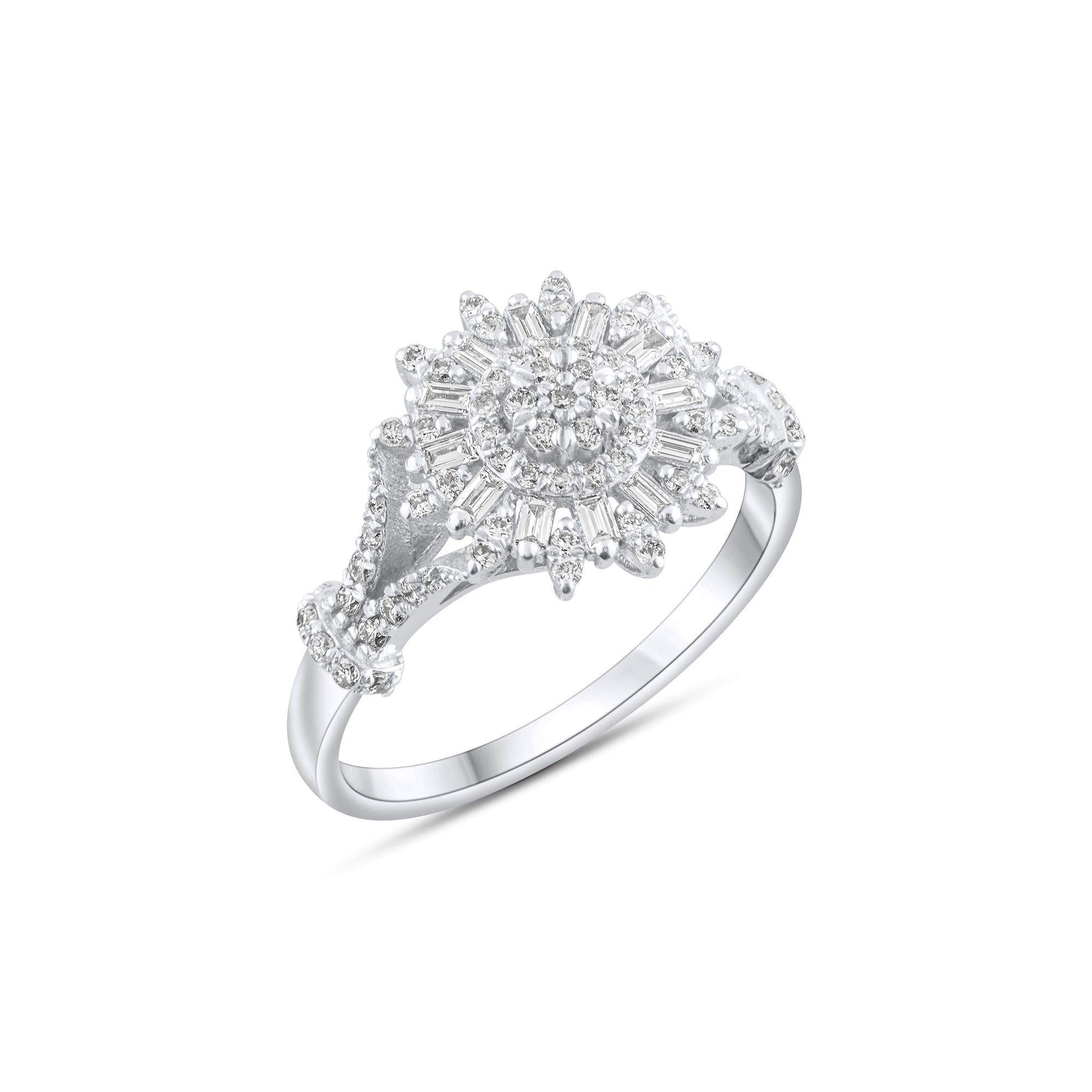 0.50 Carat Natural Diamond Ring – Fine Jewelry Design - Gold Stone Diamond