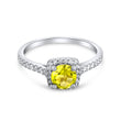 1.06 Carat Natural Diamond and Yellow Sapphire Ring – Fine Jewelry Design - Gold Stone Diamond