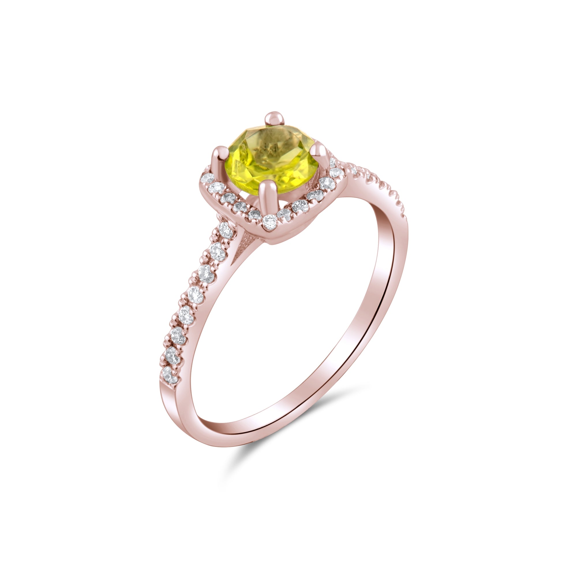 1.06 Carat Natural Diamond and Yellow Sapphire Ring – Fine Jewelry Design - Gold Stone Diamond