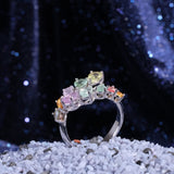 2.34 Carat Tourmaline Ring – Fine Jewelry Design - Gold Stone Diamond