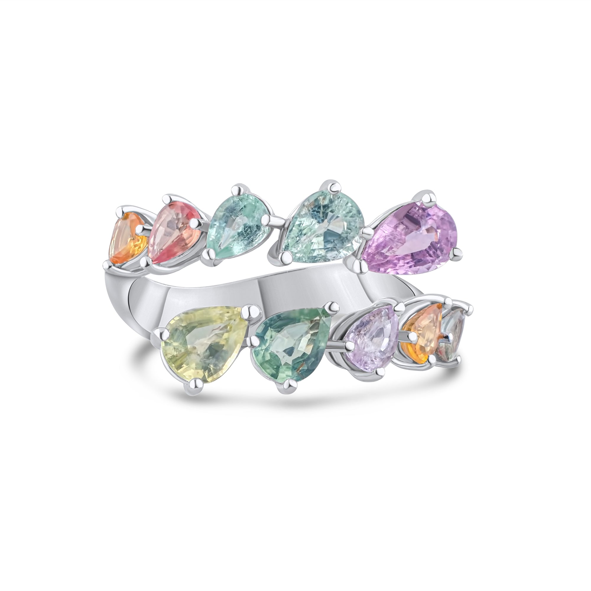 2.34 Carat Tourmaline Ring – Fine Jewelry Design - Gold Stone Diamond