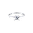 0.30 Carat Natural Diamond Solitaire Ring – Fine Jewelry Design - Gold Stone Diamond