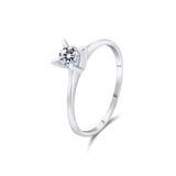 0.30 Carat Natural Diamond Solitaire Ring – Fine Jewelry Design - Gold Stone Diamond