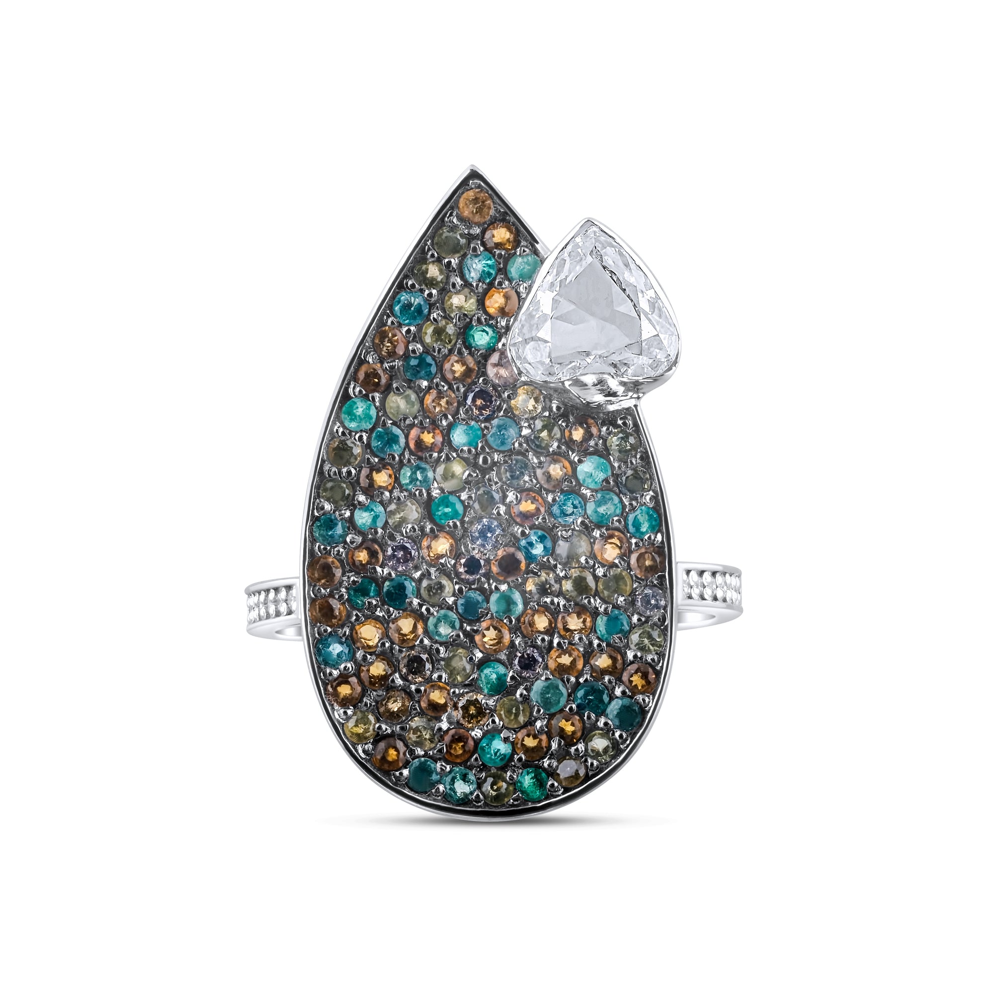 1.61 Carat Natural Diamond Ring – Fine Jewelry Design - Gold Stone Diamond