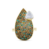 1.61 Carat Natural Diamond Ring – Fine Jewelry Design - Gold Stone Diamond