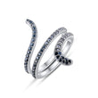 0.40 Carat Natural Diamond Snake Design Ring – Fine Jewelry Design - Gold Stone Diamond