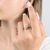 1.11 Carat Natural Diamond and Citrine Ring – Fine Jewelry Design - Gold Stone Diamond