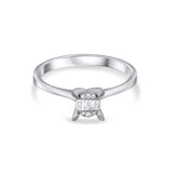 0.11 Carat Natural Baguette Diamond Ring - Gold Stone Diamond