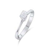 0.15 Carat Natural Baguette Diamond Ring - Gold Stone Diamond