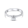 0.15 Carat Natural Baguette Diamond Ring - Gold Stone Diamond