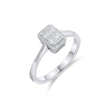 0.16 Carat Baguette Diamond Ring – Elegant Fine Jewelry Design - Gold Stone Diamond