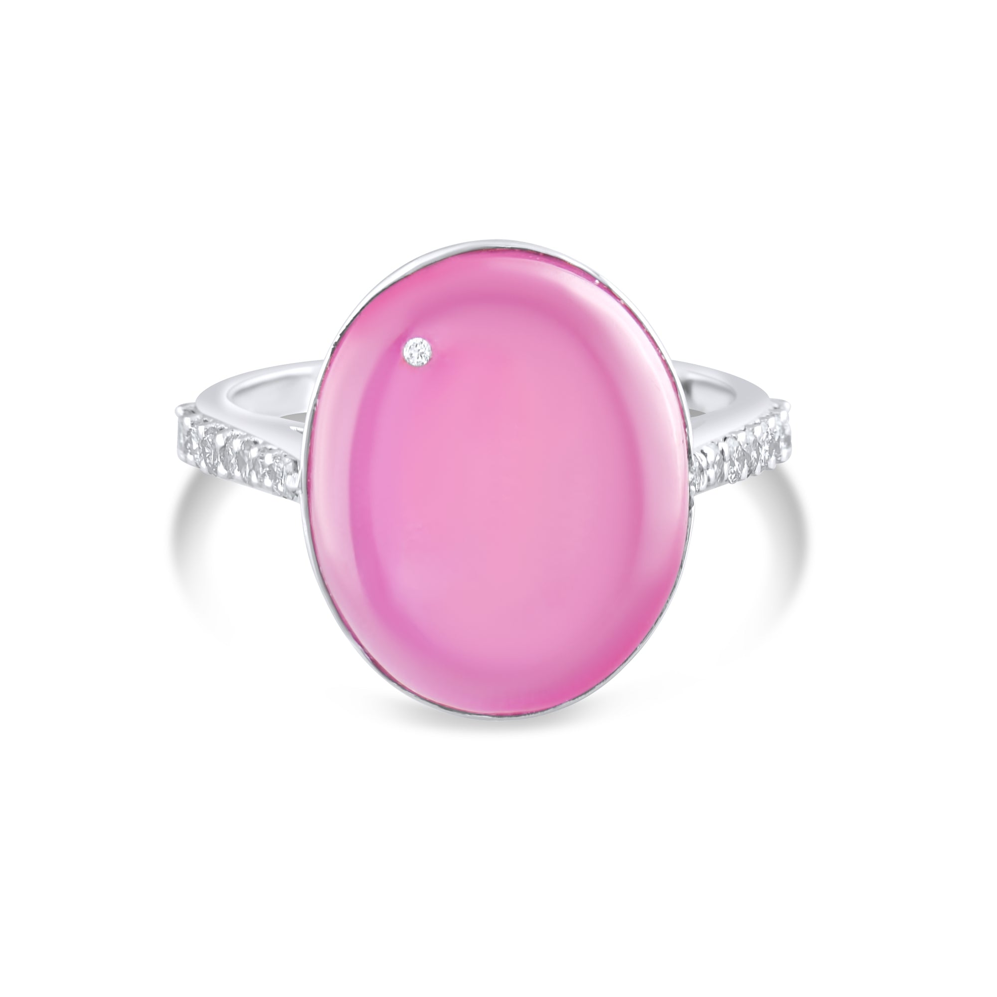 10.98 Carat Natural Diamond and Tourmaline Ring – Fine Jewelry Design - Gold Stone Diamond