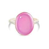 10.98 Carat Natural Diamond and Tourmaline Ring – Fine Jewelry Design - Gold Stone Diamond