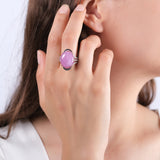 18.68 Carat Natural Diamond and Tourmaline Ring – Fine Jewelry Design - Gold Stone Diamond