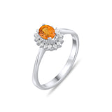 0.69 Carat Natural Diamond and Sapphire Ring – Fine Jewelry Design - Gold Stone Diamond