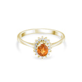 0.69 Carat Natural Diamond and Sapphire Ring – Fine Jewelry Design - Gold Stone Diamond
