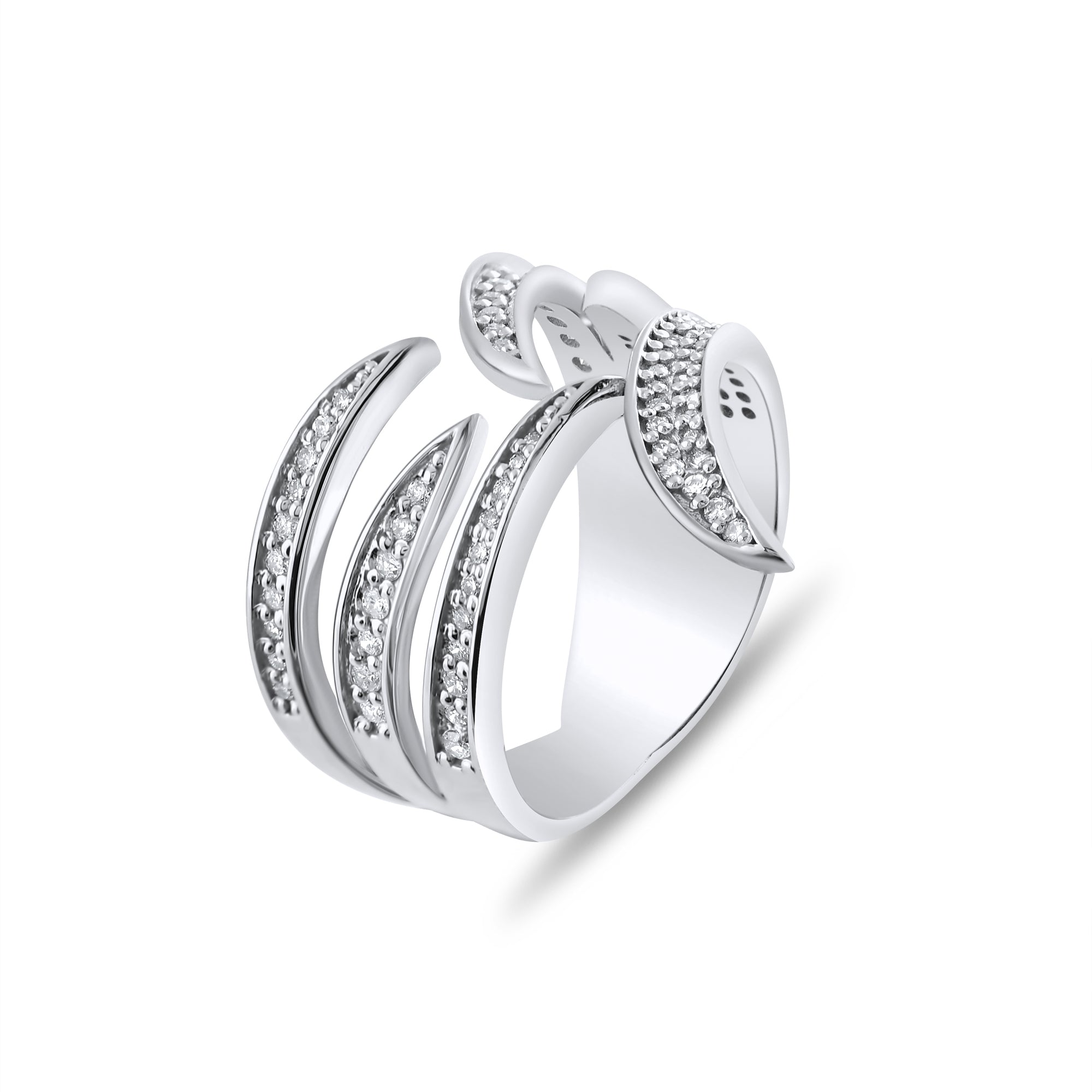 0.38 Carat Natural Diamond Ring – Fine Jewelry Design - Gold Stone Diamond