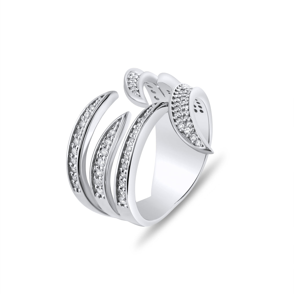0.38 Carat Natural Diamond Ring – Fine Jewelry Design - Gold Stone Diamond