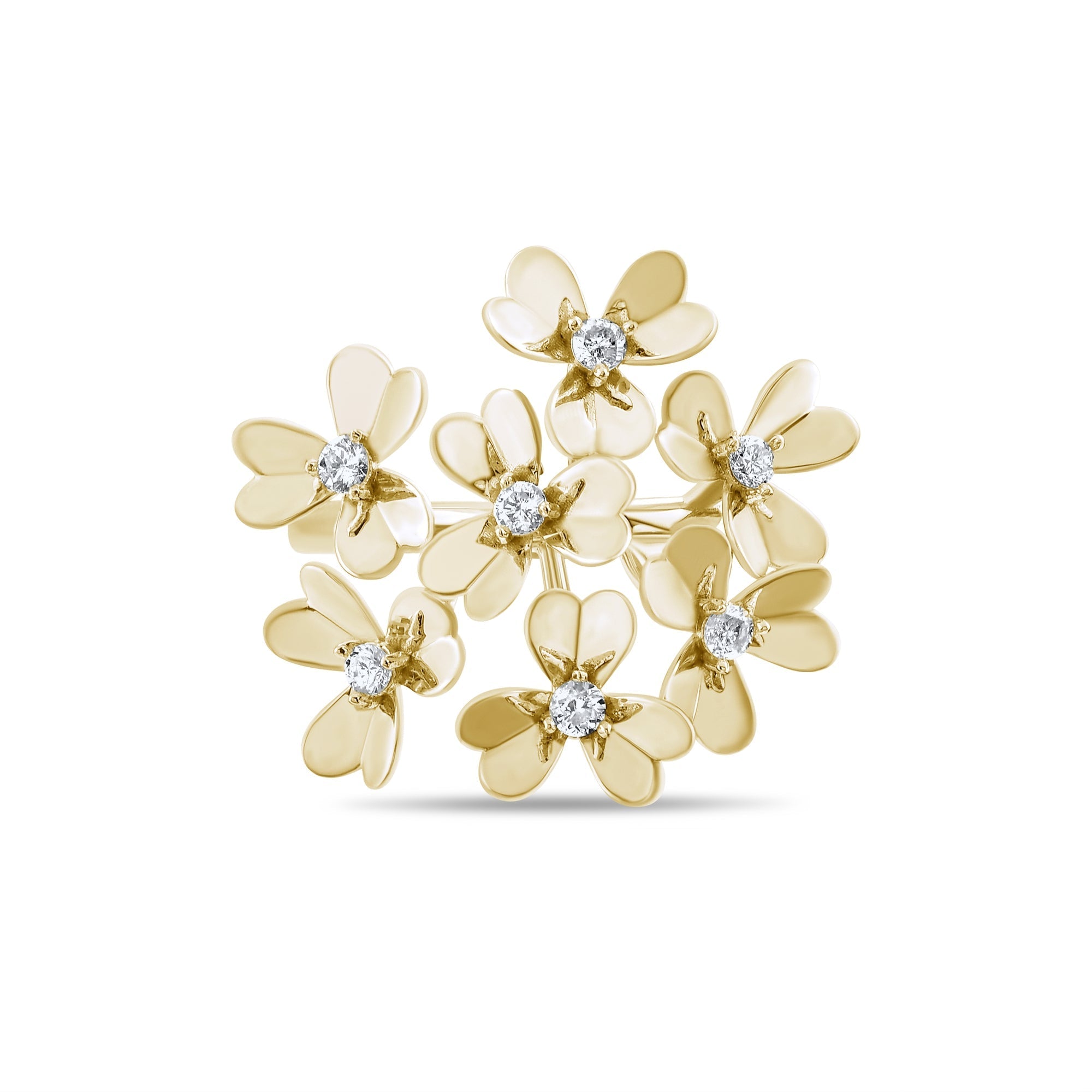 0.26 Carat Natural Diamond Ring – Fine Jewelry Design - Gold Stone Diamond