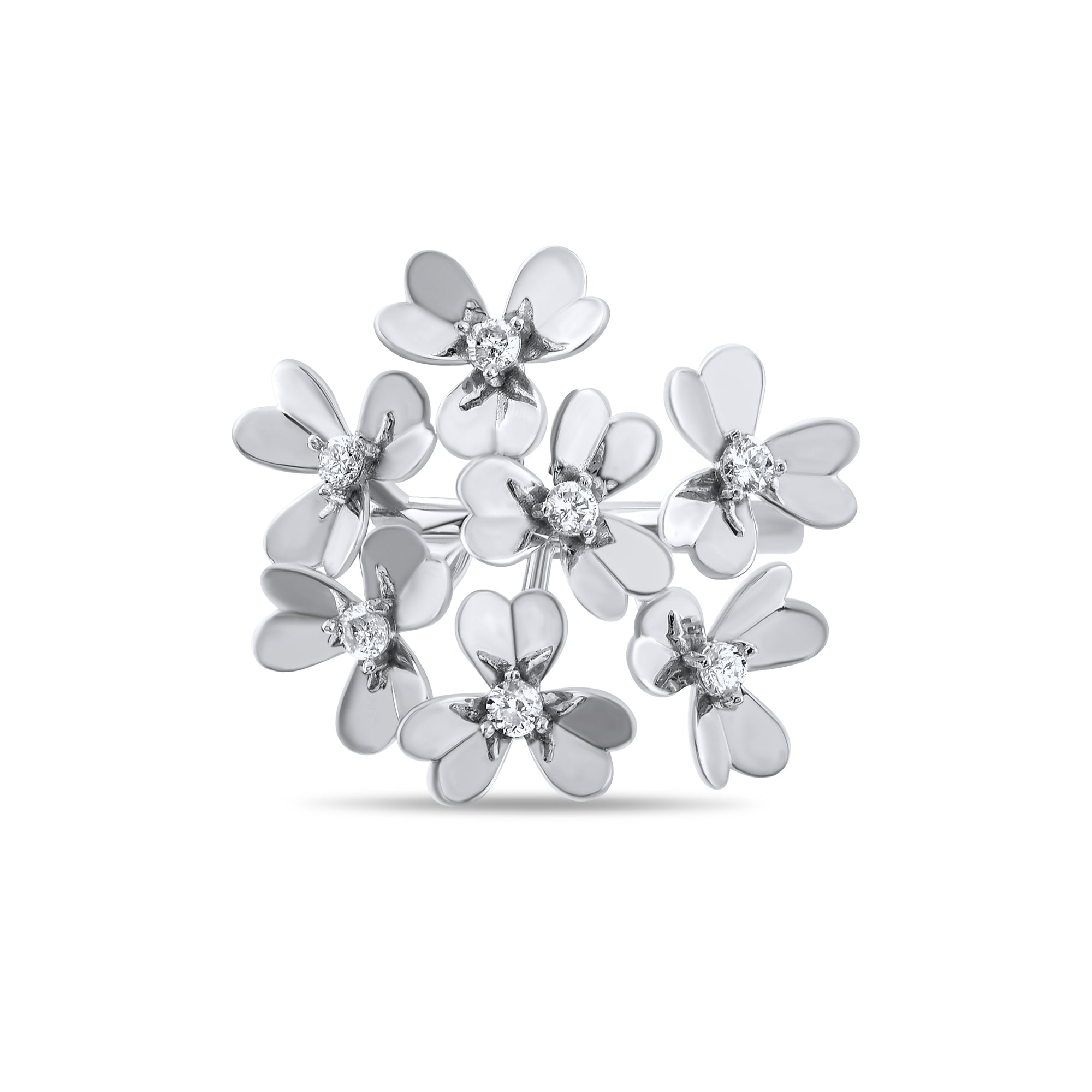0.22 Carat Natural Diamond Ring – Fine Jewelry Design - Gold Stone Diamond