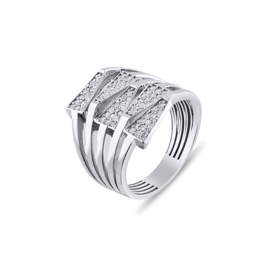 0.42 Carat Natural Diamond Ring – Fine Jewelry Design - Gold Stone Diamond