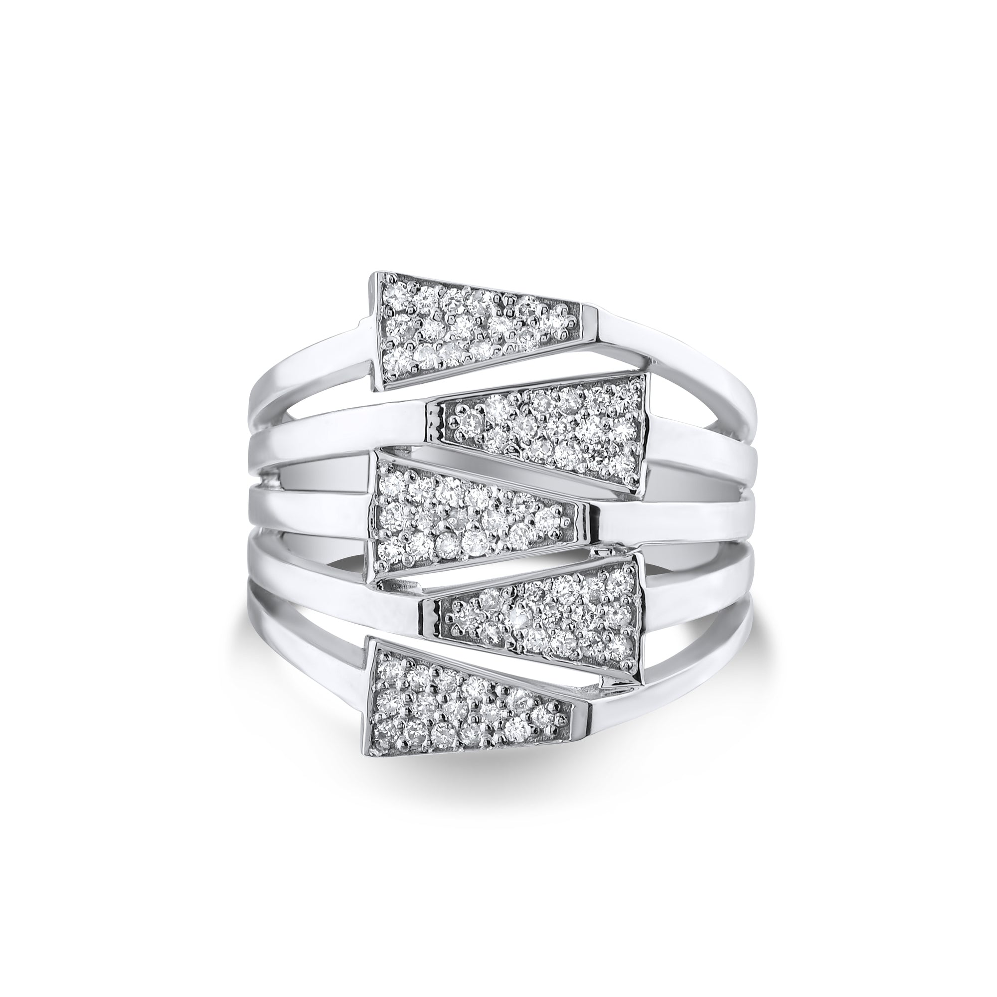 0.42 Carat Natural Diamond Ring – Fine Jewelry Design - Gold Stone Diamond