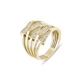 0.42 Carat Natural Diamond Ring – Fine Jewelry Design - Gold Stone Diamond