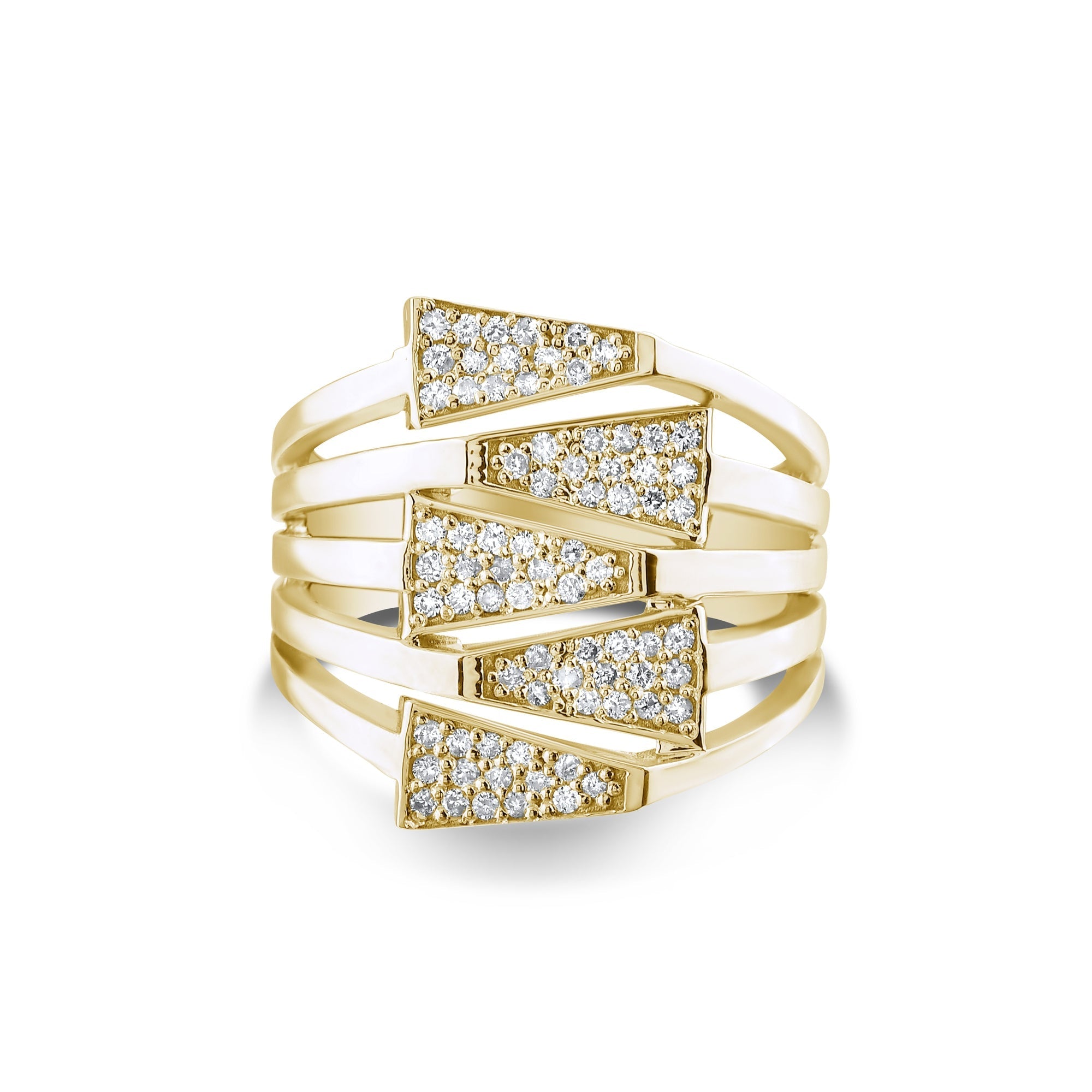 0.42 Carat Natural Diamond Ring – Fine Jewelry Design - Gold Stone Diamond