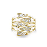 0.42 Carat Natural Diamond Ring – Fine Jewelry Design - Gold Stone Diamond