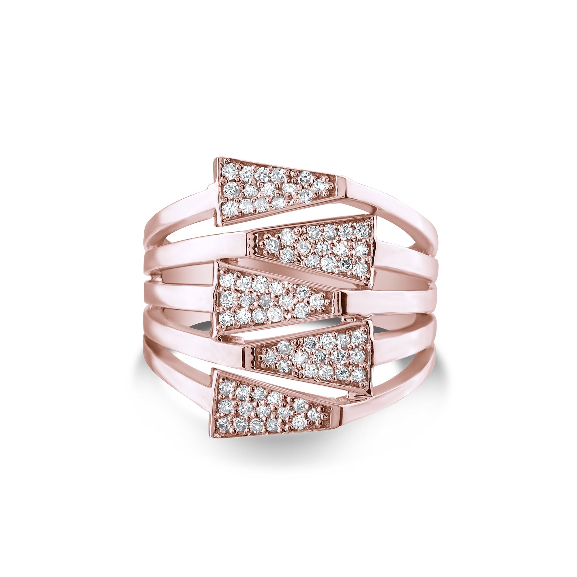 0.42 Carat Natural Diamond Ring – Fine Jewelry Design - Gold Stone Diamond