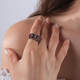 3.68 Carat Natural Diamond and Tourmaline Ring – Fine Jewelry Design - Gold Stone Diamond