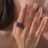 4.86 Carat Natural Tourmaline Ring – Elegant Fine Jewelry Design - Gold Stone Diamond