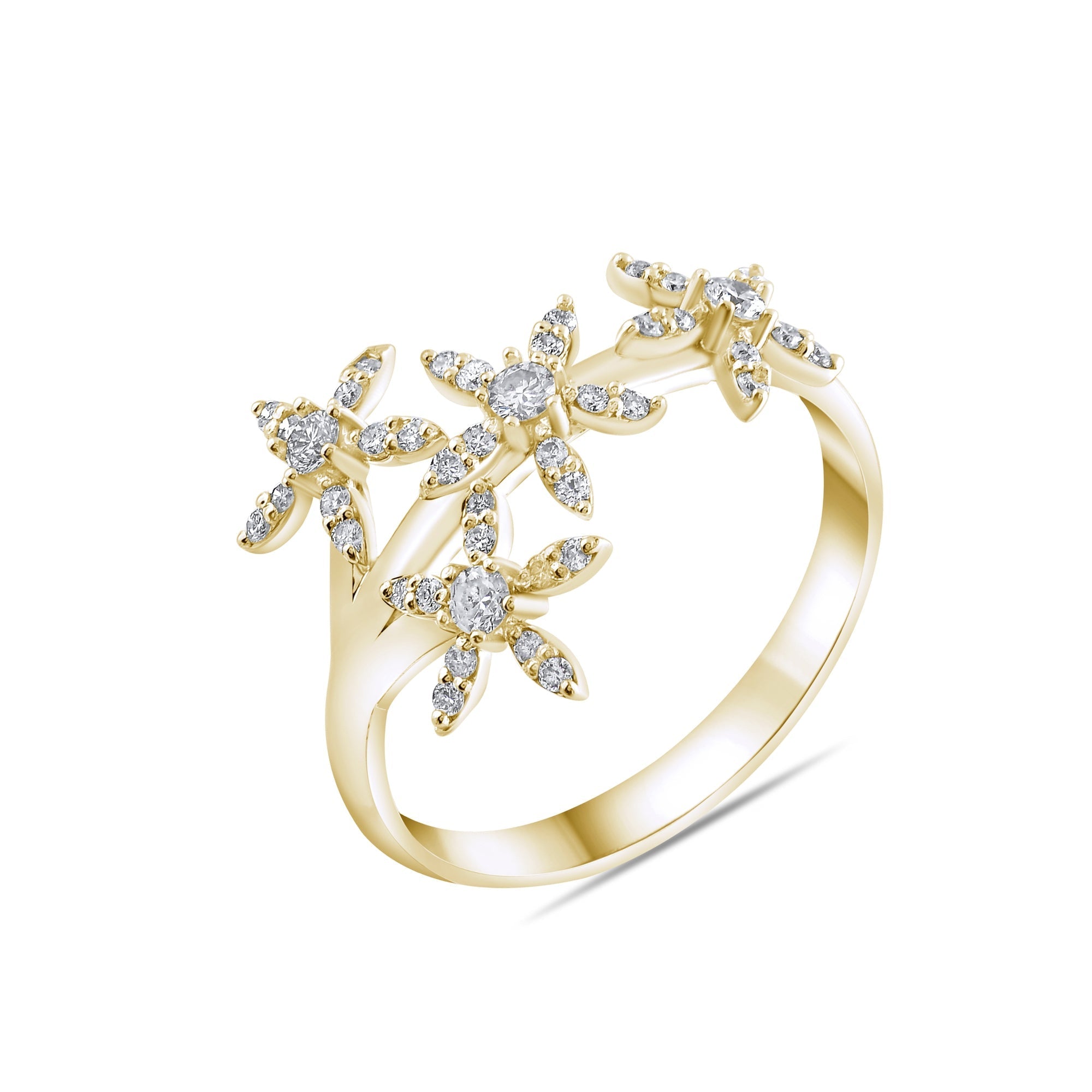 0.29 Carat Natural Diamond Ring – Elegant Fine Jewelry Design - Gold Stone Diamond