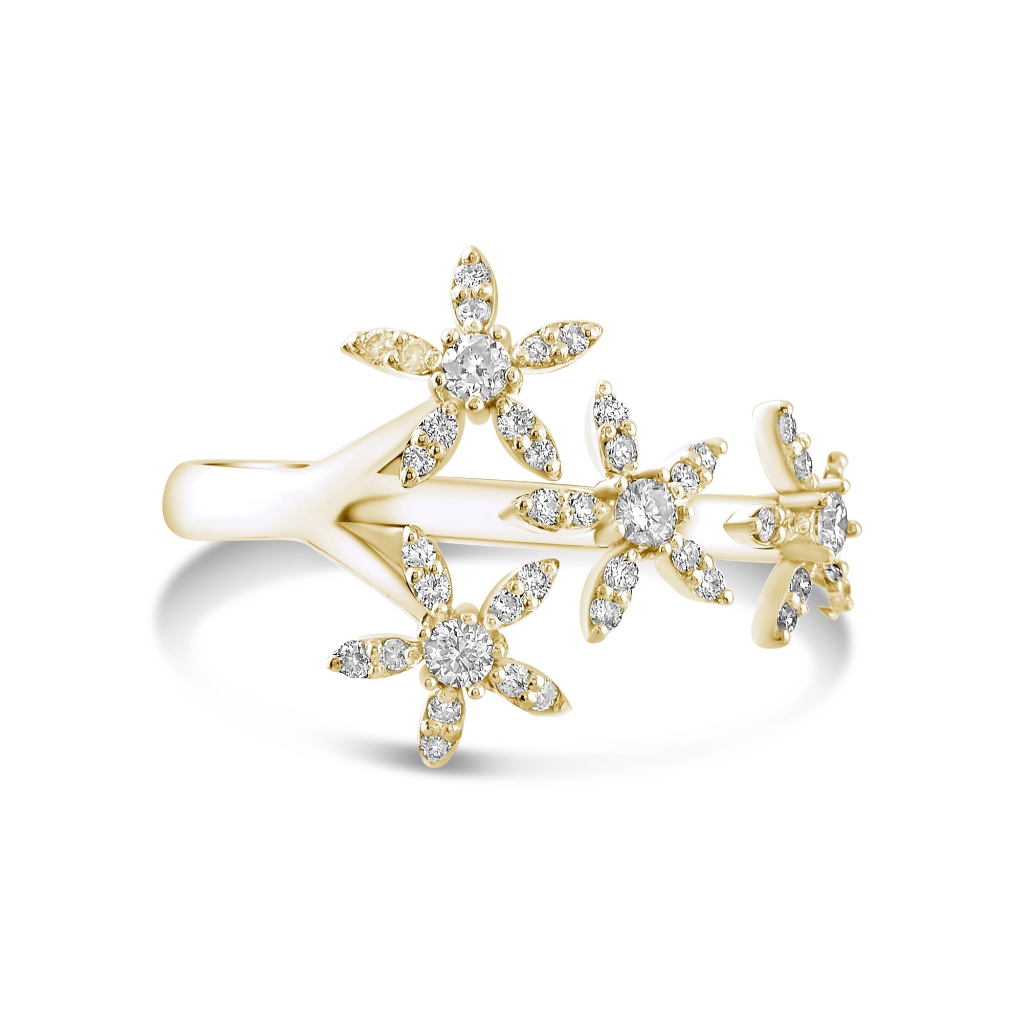 0.29 Carat Natural Diamond Ring – Elegant Fine Jewelry Design - Gold Stone Diamond