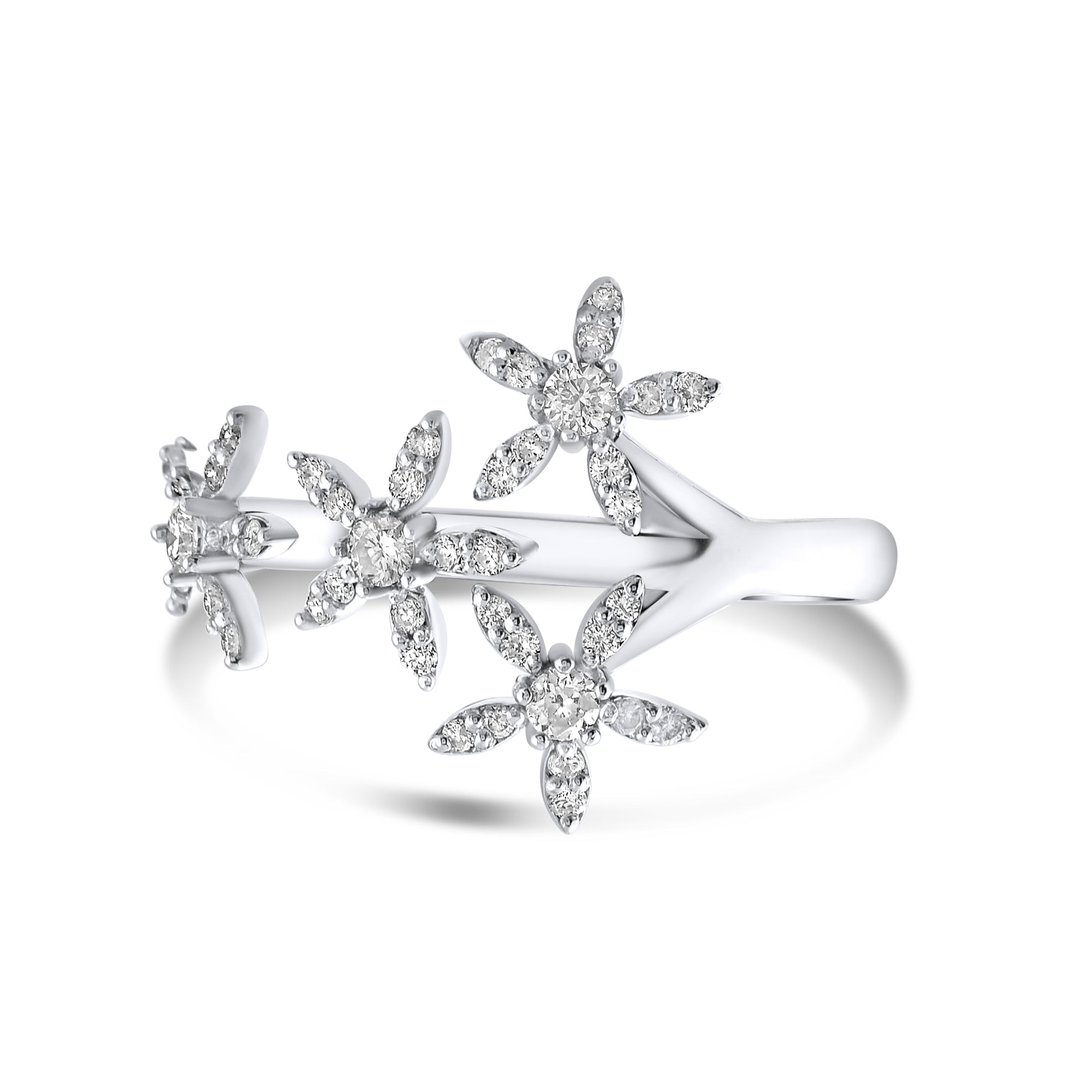 0.32 Carat Natural Diamond Ring – Fine Jewelry Design - Gold Stone Diamond