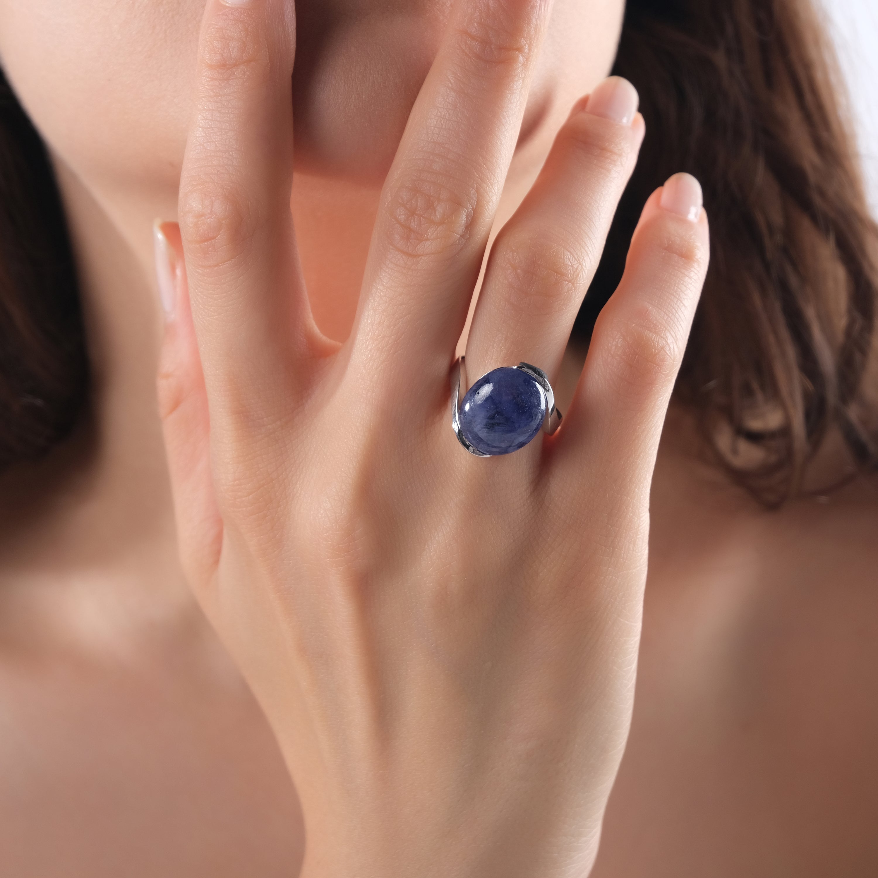 10.02 Carat Natural Diamond and Tanzanite Ring – Fine Jewelry Design - Gold Stone Diamond