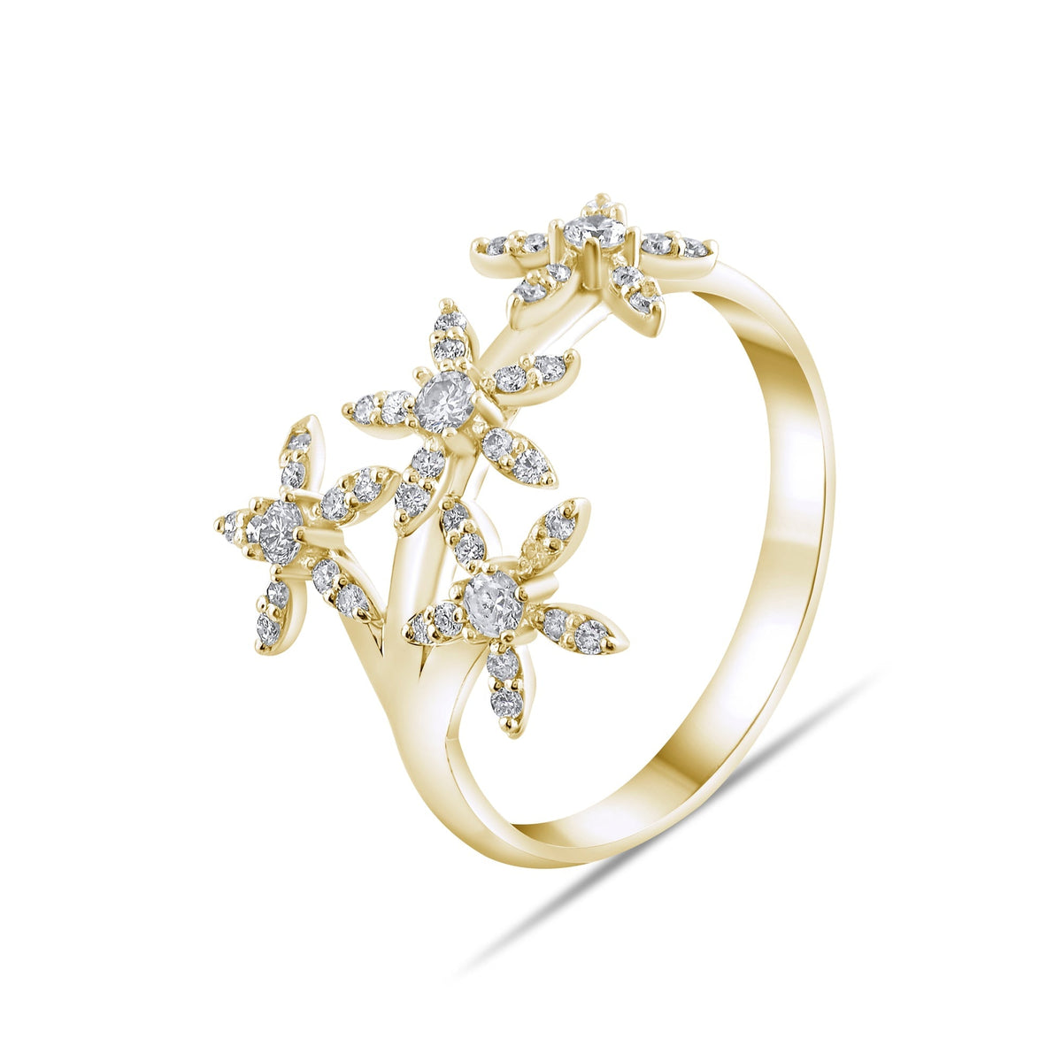 0.29 Carat Natural Diamond Ring – Elegant Fine Jewelry Design - Gold Stone Diamond