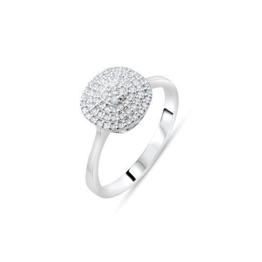 0.25 Carat Natural Diamond Ring – Fine Jewelry Design - Gold Stone Diamond