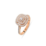 0.46 Carat Natural Diamond Ring – Fine Jewelry Design - Gold Stone Diamond
