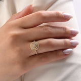 0.32 Carat Natural Diamond Ring – Fine Jewelry Design - Gold Stone Diamond