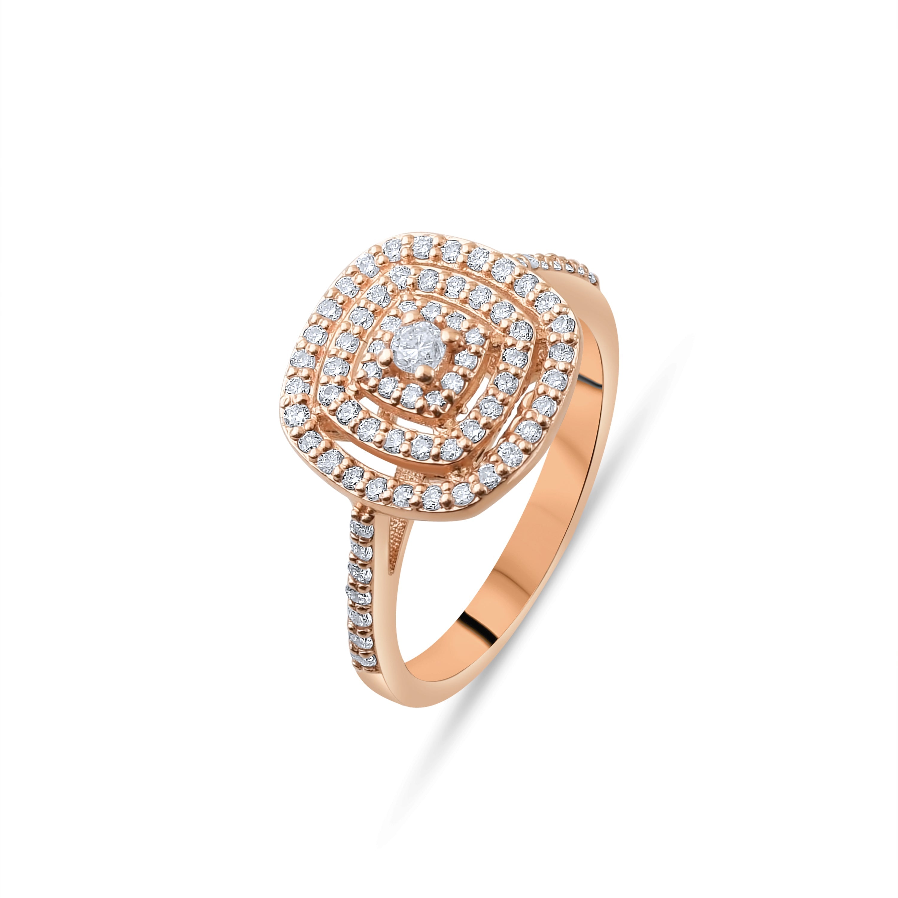 0.32 Carat Natural Diamond Ring – Fine Jewelry Design - Gold Stone Diamond