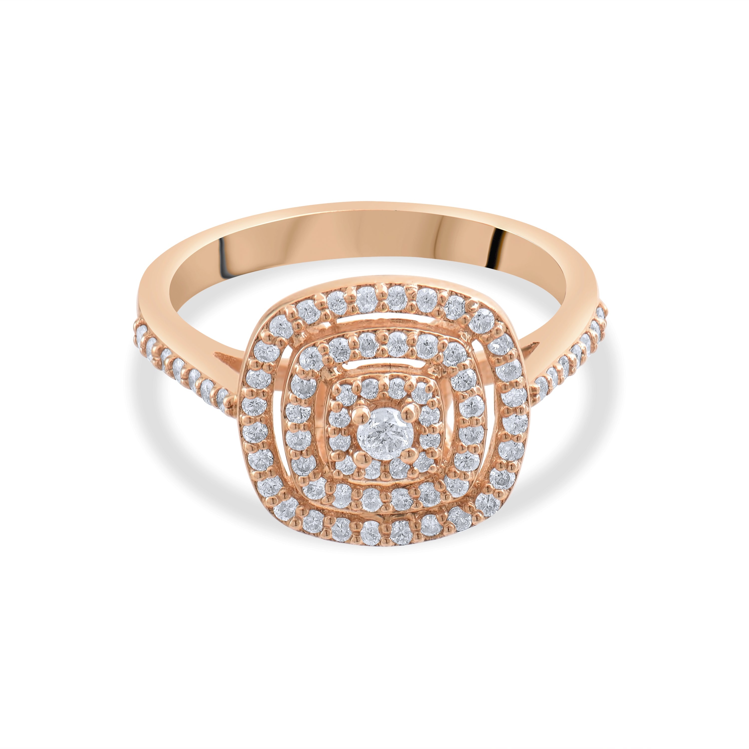 0.32 Carat Natural Diamond Ring – Fine Jewelry Design - Gold Stone Diamond