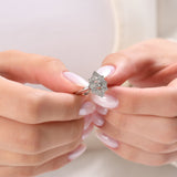 0.14 Carat Natural Diamond Ring – Fine Jewelry Design - Gold Stone Diamond