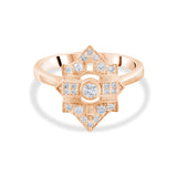 0.14 Carat Natural Diamond Ring – Fine Jewelry Design - Gold Stone Diamond
